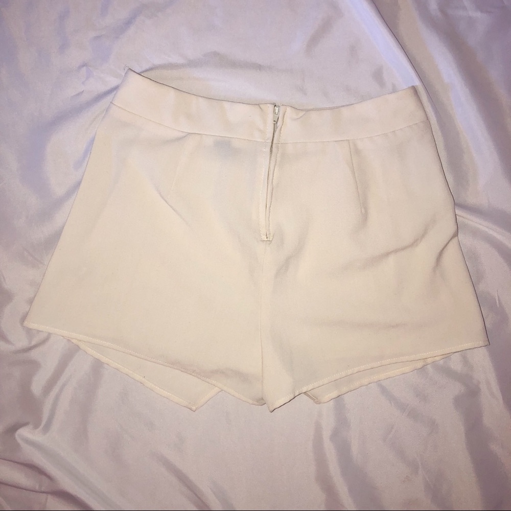 cream wrap skort - Picture 2 of 2